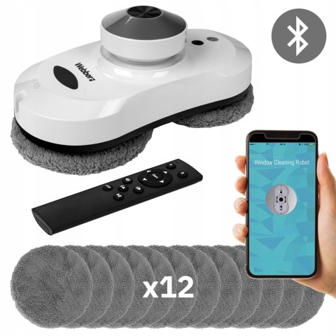 Robot Myjący Do Okien Webber Wm 169 Silver Edition Z Aplikacją, 4 Tryby