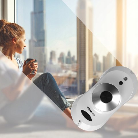 Robot Myjący Do Okien Webber Wm 169 Silver Edition Z Aplikacją, 4 Tryby