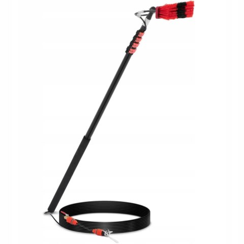 Szczotka Teleskopowa Do Okien Ulsonix 160-600Cm Z Przyłączem Wody 35Cm