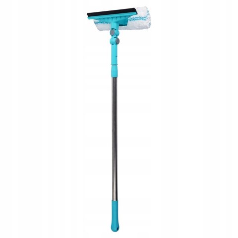 Teleskopowy Mop Do Okien 2W1 Mikrofibra I Ściągaczka 72-120Cm, Uniwersalny