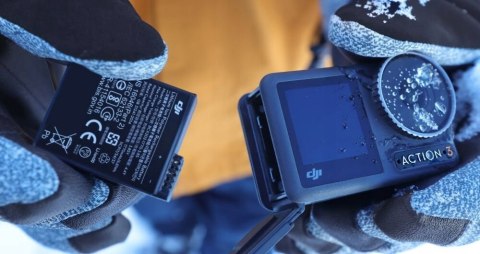 Wodoodporna Kamera Sportowa 2 Ekrany Combo Dji Osmo Action 3 4K/120Fps