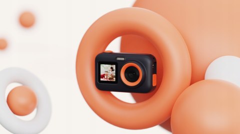 Aparat Dla Dzieci 10Mpx 1080P Sjcam Funcam+ 2 Lcd Trwały I Ergonomiczny