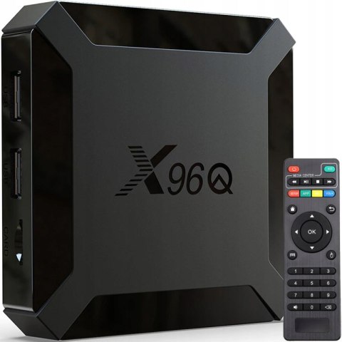 Czterordzeniowy Smart Tv Box X96q 16Gb 2Gb Ddr3 Android 10 4K Hdmi Usb Wifi