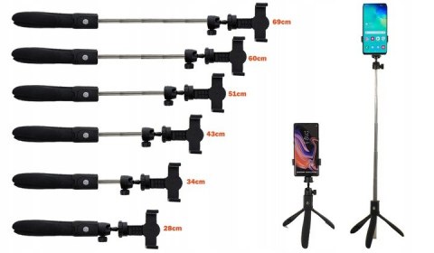Kamera Sportowa 1080P Full Hd 30Fps Wodoodporna + Statyw Selfie Z Bluetooth