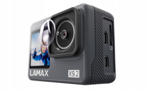 Kamera Sportowa 16Mp 4K 30Fps Lamax X9.2 2 Wyświetlacze Wodoodporna 1050Mah
