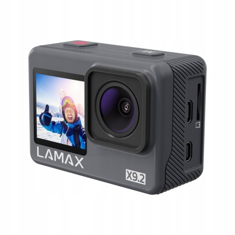 Kamera Sportowa 16Mp 4K 30Fps Lamax X9.2 2 Wyświetlacze Wodoodporna 1050Mah