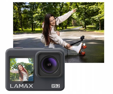 Kamera Sportowa 16Mp 4K 30Fps Lamax X9.2 2 Wyświetlacze Wodoodporna 1050Mah