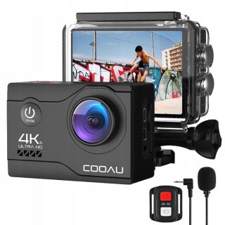 Kamera Sportowa 4K 20Mp Uhd Wifi, Mikrofon, Wodoodporna I Zdalne Sterowanie