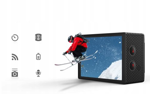 Kamera Sportowa 4K 20Mp Uhd Wifi, Mikrofon, Wodoodporna I Zdalne Sterowanie