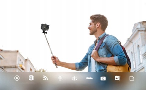 Kamera Sportowa 4K 20Mp Uhd Wifi, Mikrofon, Wodoodporna I Zdalne Sterowanie
