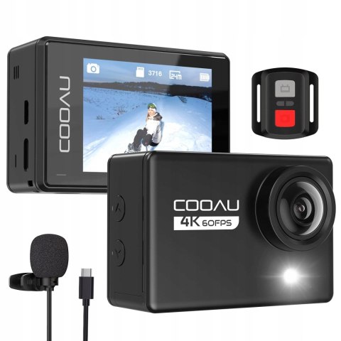 Kamera Sportowa Cooau Cu-Spc05 24Mp 4K Eis Wifi Wodoodporna 40M