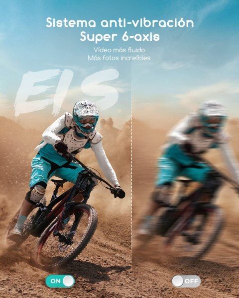 Kamera Sportowa Cooau Cu-Spc05 24Mp 4K Eis Wifi Wodoodporna 40M