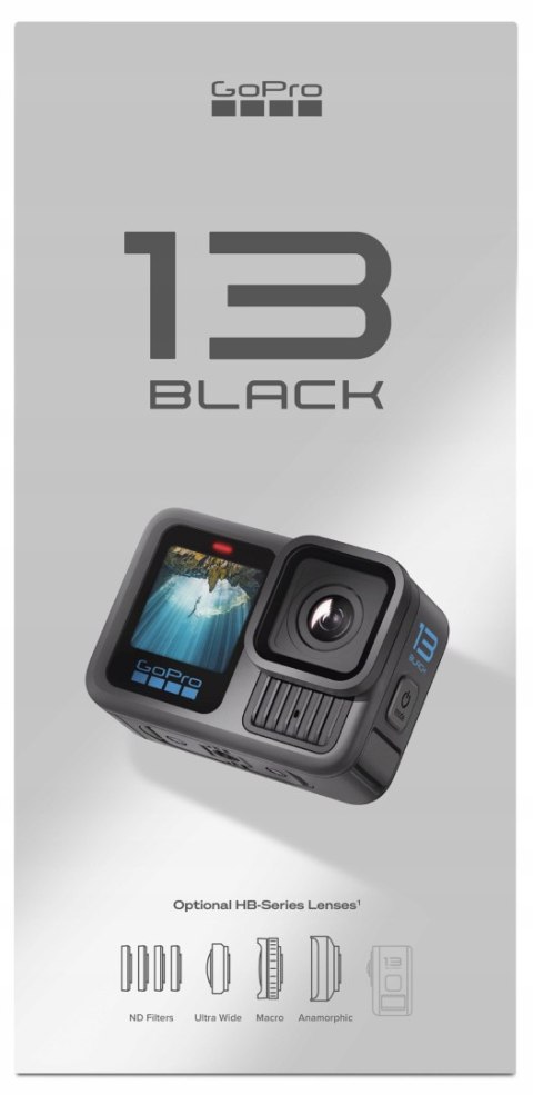 Kamera Sportowa Go Pro Hero 13 Black 4K Uhd Hypersmooth 6 Wodoporna 10M