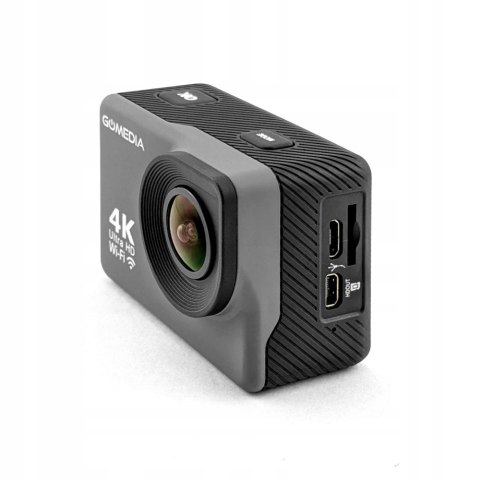 Kamera Sportowa Gomedia V-30 4K 30Fps, Wi-Fi, Pilot, Akcesoria W Zestawie