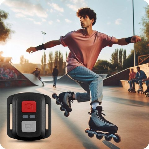 Kamera Sportowa Gomedia V-30 4K 30Fps Wifi, Akcesoria I Monopod