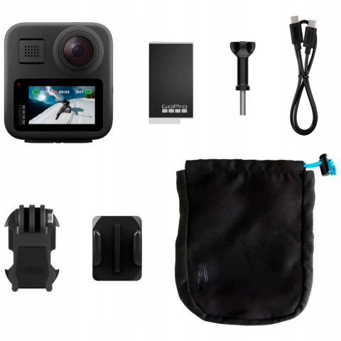 Kamera Sportowa Gopro Max 360 5.6K Uhd Z Hypersmooth, Wodoodporna 1600Mah