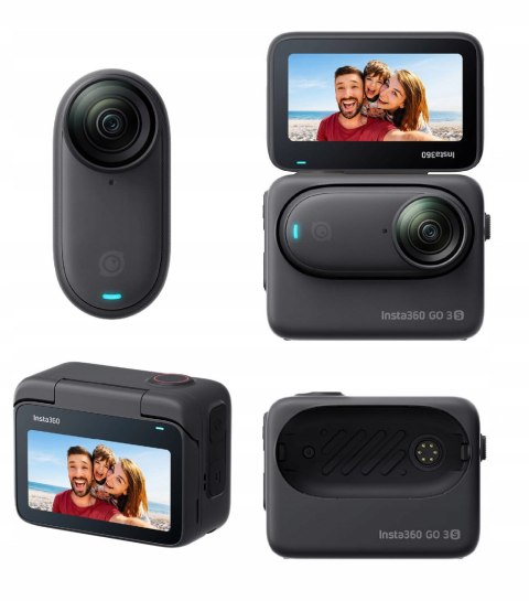 Kamera Sportowa Insta360 Go 3S 64Gb 5 Ghz 4K Lampa Led Usb Kolor Czarny