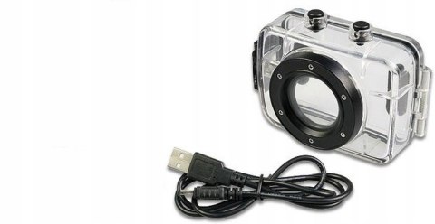 Kamera Sportowa Maginon Fullhd Lcd Rejestrator Jazdy Wodoodporna Czarna