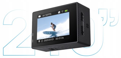 Kamera Sportowa Sj4000 Air 4K Wifi Wodoodporna 30Fps Z Lcd 2.0