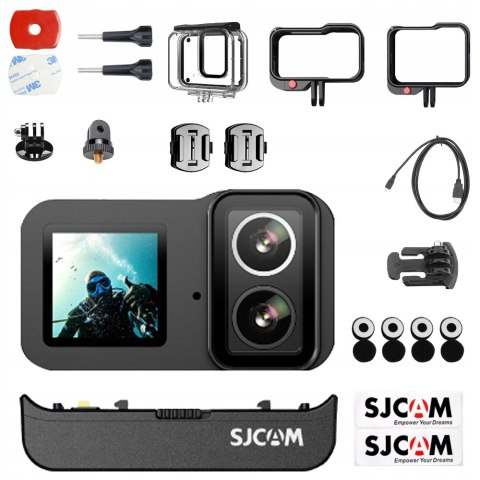 Kamera Sportowa Sjcam Sj20 4K Ipx68 Dual Lens Night Vision Wifi 1850Mah