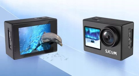 Kamera Sportowa Sjcam Sj4000 Dual Screen 4K 170° Kąt 16Mp Wodoodporna Wifi