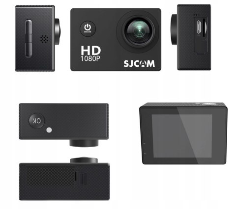 Kamera Sportowa Sjcam Sj4000 Full Hd 2.0 Lcd 170° Wododporna Do 30M Czarna