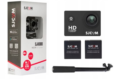 Kamera Sportowa Sjcam Sj4000 Full Hd 2.0 Lcd 170° Wododporna Do 30M Czarna