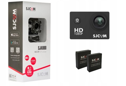 Kamera Sportowa Sjcam Sj4000 Full Hd 2.0 Lcd 170° Wododporna Do 30M Czarna