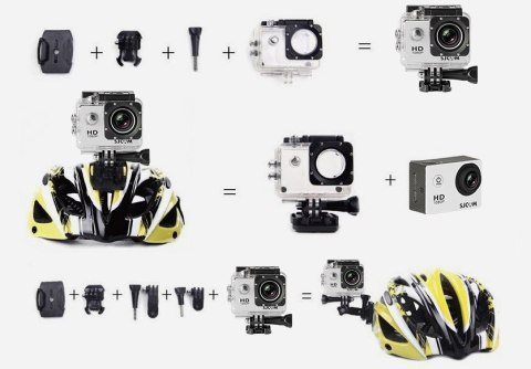 Kamera Sportowa Sjcam Sj4000 Wifi Full Hd 170° Z Selfie Stickiem