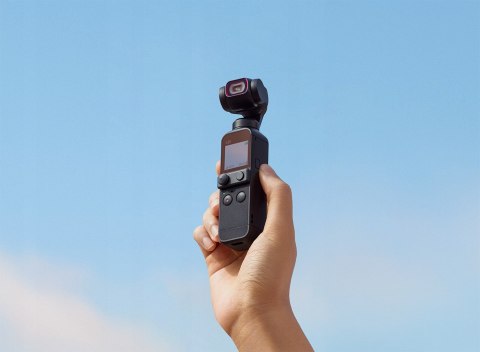 Kieszonkowa Kamera Dji Pocket 2 Creator Combo 4K Uhd Hdr 64Mp 3-Osi Gimbal