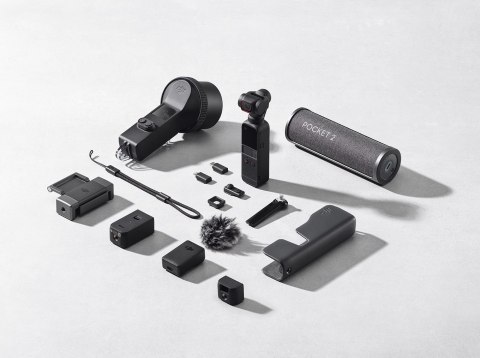 Kieszonkowa Kamera Dji Pocket 2 Creator Combo 4K Uhd Hdr 64Mp 3-Osi Gimbal