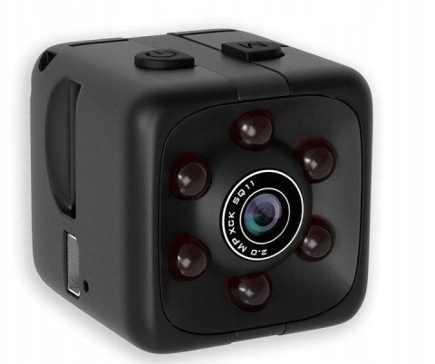 Mini Kamera Osobista Full Hd Sq11 Z Detekcją Ruchu Uchwyt Usb 1080P Prezent