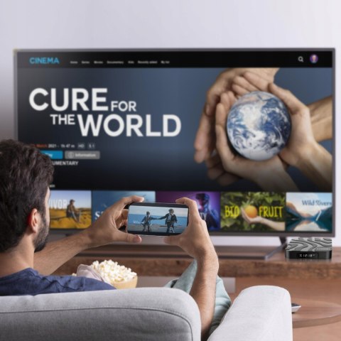 Przystawka Smart Tv Retoo Tx6 Android 9, 4Gb/32Gb, 6K Hdr, Hdmi