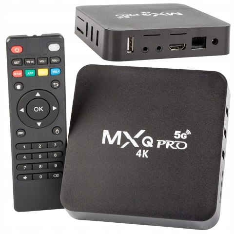 Smart Tv Android Odtwarzacz Multimedialny 4K 8Gb Hdmi Usb Wi-Fi Kodi Box