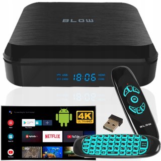 Smart Tv Box Android 12 4K, Bluetooth, Wi-Fi, Hdmi, Pilot Air Mouse