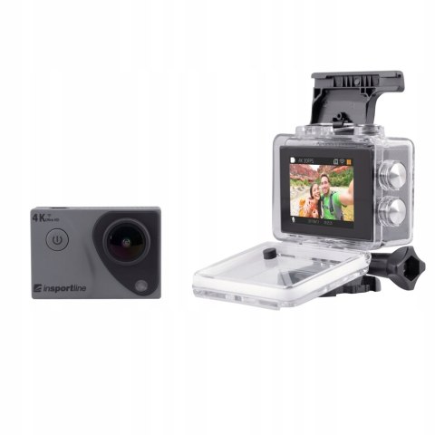 Wodoszczelna Zewnetrzna Kamera Sportowa Insportline Actioncam Iii 4K Wi-Fi
