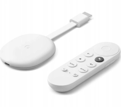 Google Chromecast 4 - Smart Tv 4K Z Pilotem, 8Gb, Wifi, Nowy