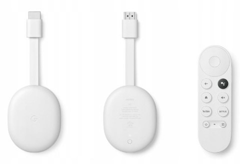 Google Chromecast 4 - Smart Tv 4K Z Pilotem, 8Gb, Wifi, Nowy