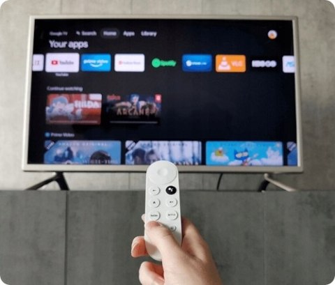 Google Chromecast 4 - Smart Tv 4K Z Pilotem, 8Gb, Wifi, Nowy