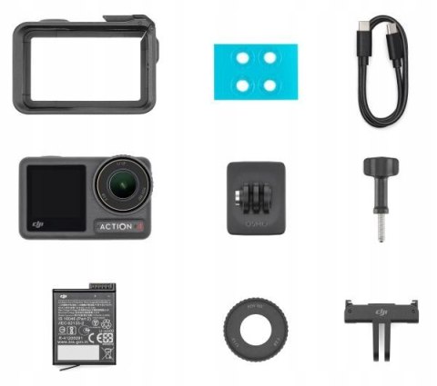 Kamera Sportowa Dji Osmo Action 4 Combo 4K/2,7K 2 Ekrany Stabilizacja Wifi