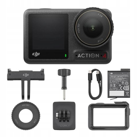 Kamera Sportowa Dji Osmo Action 4 Combo 4K/2,7K 2 Ekrany Stabilizacja Wifi