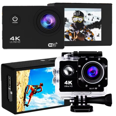 Kamera Sportowa Drmz Action Xtreme Pro 2 Full Hd 4K, Wodoodporna 40M