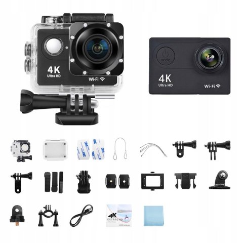 Kamera Sportowa Drmz Action Xtreme Pro 2 Full Hd 4K, Wodoodporna 40M
