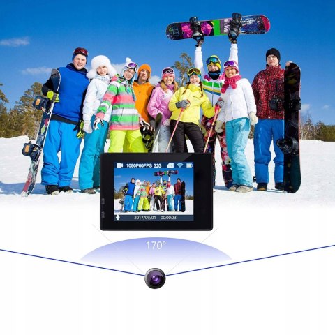 Kamera Sportowa Drmz Action Xtreme Pro 2 Full Hd 4K, Wodoodporna 40M