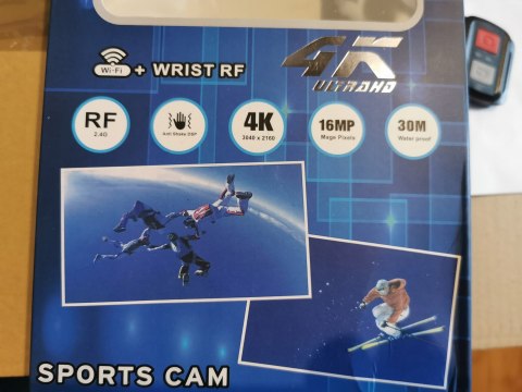 Kamera Sportowa H9r 4K Ultra Hd 170° Motocyklowa Z Pilotem I Akcesoriami