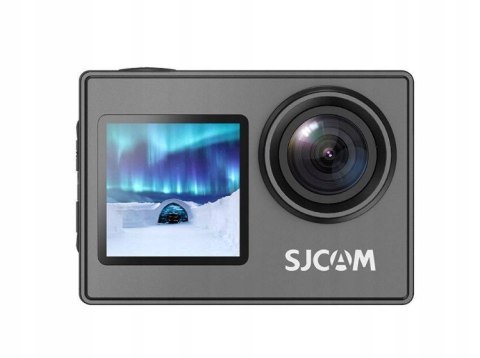 Kamera Sportowa Sj4000 Dual Screen 4K Uhd, Wodoodporna Do 30 M, Czarna