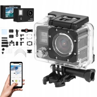 Kruger&Matz Vision L400 Kamera Sportowa 4K 170° Kąt, Slow Motion Pilot H265