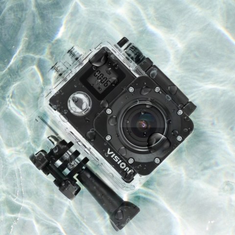 Kruger&Matz Vision L400 Kamera Sportowa 4K 170° Kąt, Slow Motion Pilot H265