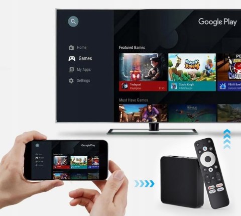 Multimedialny Smart Tv Box Dcolor Gd2 2/32Gb Z Google Tv I 4K