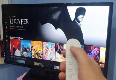 Odtwarzacz Google Chromecast 4.0 Z Google Tv, Hdr, Wi-Fi, Pilot Głosowy